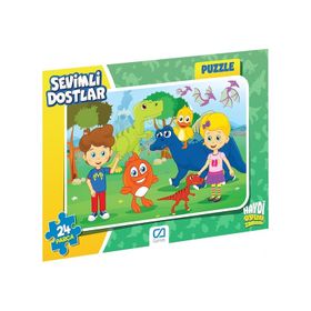 CA Games Puzzle 1 5121 Frame 24 Parça Sevimli Dostlar Puzzle