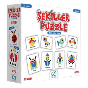 CA GAMES Şekiller Puzzle Eğitici Şekiller Oyunu