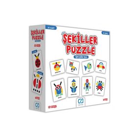 CA GAMES Şekiller Puzzle Eğitici Şekiller Oyunu