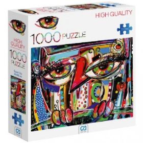 CA Games Soyut Yüz 1000 Parça Puzzle