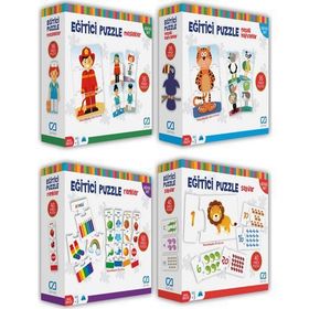 CA Games Süper 4'lü Eğitici Puzzle Seti