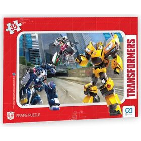 CA Games Transformes Frame Puzzle 35 Parça Kırmızı Tema