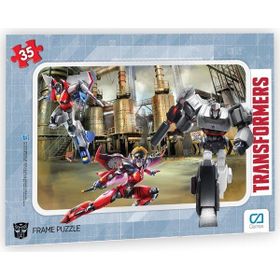 CA Games Transformes Frame Puzzle 35 Parça Mavi Tema