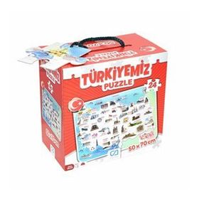 CA Games Türkiyemiz 24 Parça Eğitici Yer Puzzle
