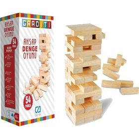 Ca Oyun Küçük Boy Graditi-Ahşap Denge Oyunu