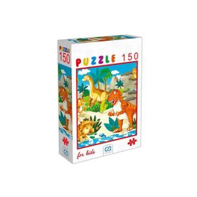 CA Oyuncak CA.6104 150 Parça Çok Renkli Dinazorlar Puzzle