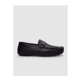 Cabani 010M1659 Hakiki Deri Kahverengi Toka Detaylı Erkek Loafer Ayakkabı