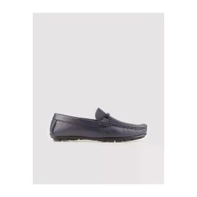 Cabani 010M4823 Hakiki Deri Özel Tasarımlı Lacivert Erkek Loafer Ayakkabı