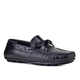 Cabani 010M492 Meşin Astar Hakiki Deri Siyah Erkek Loafer Ayakkabı