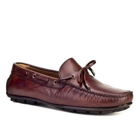 Cabani 010M492 Meşin Astar Hakiki Deri Siyah Erkek Loafer Ayakkabı