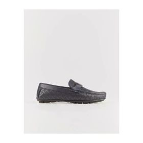 Cabani 010M6823A Hakiki Deri Kauçuk Tabanlı Lacivert Erkek Loafer Ayakkabı