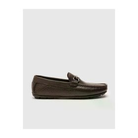 Cabani 010M823A Hakiki Deri Kahverengi Erkek Loafer Ayakkabı