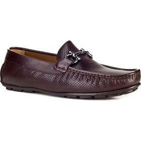 Cabani 010M823B Hakiki Deri Kahverengi Erkek Loafer Ayakkabı