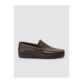Cabani 024M052 Hakiki Deri Dikiş Detaylı Kahverengi Erkek Loafer Ayakkabı