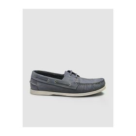 Cabani 052C102 Füme Hakiki Deri Bağcıklı Erkek Loafer Ayakkabı
