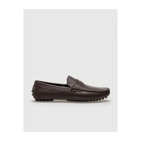 Cabani 10043 Hakiki Deri Kahverengi Kemerli Erkek Loafer Ayakkabı