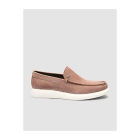 Cabani 114M129 Taba Nubuk Erkek Loafer Ayakkabı