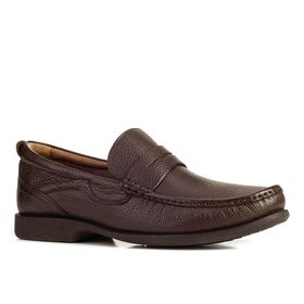 Cabani 121M284 Hakiki Süet Deri Bağcıksız Kahverengi Erkek Loafer Ayakkabı