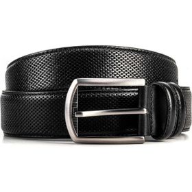 Cabani 130 Siyah 3.5 cm Erkek Kemer