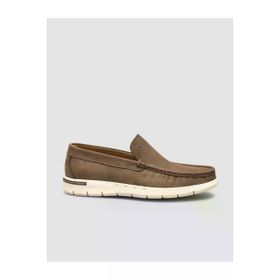 Cabani 133M052 Hakiki Deri Haki Erkek Günlük Loafer Ayakkabı