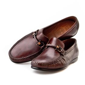 Cabani 167M098 Hakiki Deri Kahverengi Erkek Loafer Ayakkabı