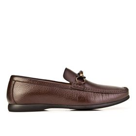 Cabani 167M098 Hakiki Deri Kahverengi Erkek Loafer Ayakkabı