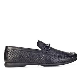 Cabani 167M098F Toka Aksesuarlı Detaylı Hakiki Deri Siyah Erkek Loafer Ayakkabı