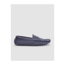 Cabani 1988 Triko Mavi Erkek Loafer Ayakkabı