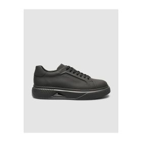 Cabani 2799 Nubuk Deri Siyah Erkek Sneaker