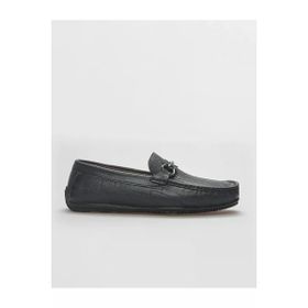 Cabani 296M5823A Hakiki Deri Lacivert Toka Detaylı Erkek Loafer Ayakkabı