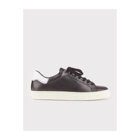 Cabani 312M1166 Hakiki Deri Siyah Sneaker Bağcıklı Kadın Spor Ayakkabı