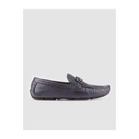 Cabani 347M472 Hakiki Deri Toka Detaylı Lacivert Erkek Loafer Ayakkabı