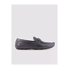 Cabani 347M472 Hakiki Deri Toka Detaylı Lacivert Erkek Loafer Ayakkabı
