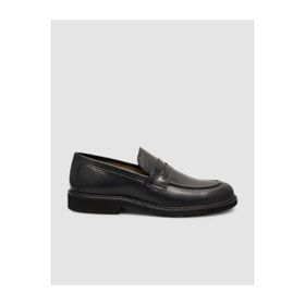 Cabani 3495 Hakiki Deri Siyah Erkek Klasik Loafer Ayakkabı