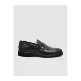 Cabani 3495 Hakiki Deri Siyah Erkek Klasik Loafer Ayakkabı