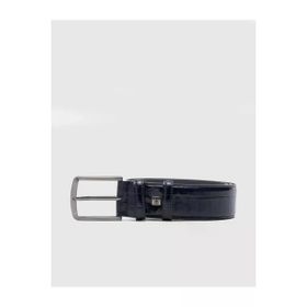 Cabani 430 Hakiki Deri Croco Desen Mavi 4 cm Erkek Kemer