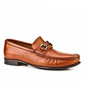 Cabani 442M067 Hakiki Deri Kahverengi Erkek Loafer Ayakkabı