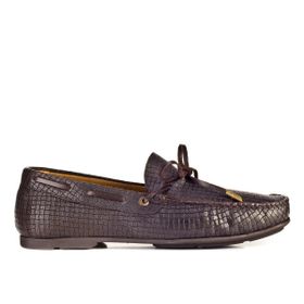 Cabani 447M1168 Hakiki Deri Kahverengi Fiyonklu Erkek Loafer Ayakkabı