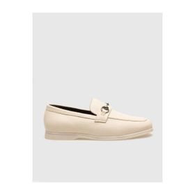 Cabani 572M1660 Hakiki Deri Bej Tokalı Erkek Loafer Ayakkabı