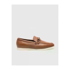 Cabani 572M1660 Hakiki Deri Taba Tokalı Erkek Loafer Ayakkabı