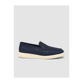 Cabani 605M1651 Süet Lacivert Erkek Loafer Ayakkabı