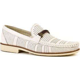 Cabani Bej Loafer Napa Deri Günlük Erkek Ayakkabı