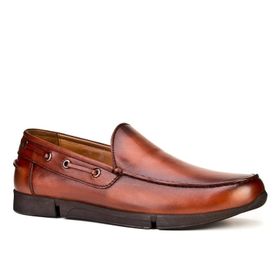 Cabani Gri Deri Loafer Günlük Erkek Ayakkabı