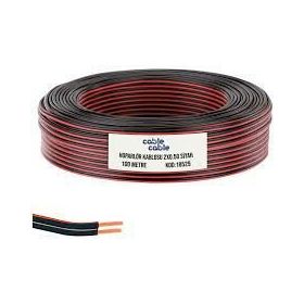 Cable Cable Kordon 2x0.50 Siyah 100 mt Hoparlör Kablosu