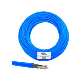 Cable Cable Mavi 23AWG 0.51 mm 10 mt Dış Mekan CAT6 Kablo