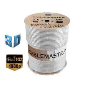 Cablemaster CM-303 64 Tel 300 m RG6-U4 Bakır Alaşımlı Anten Kablosu