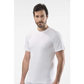 Cacharel 1103 O Yaka Yarım Kol Beyaz Erkek Fanila