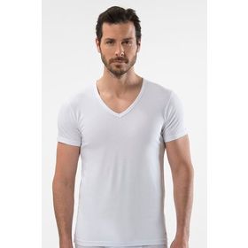 Cacharel 1306 V Yakalı Erkek T-shirt