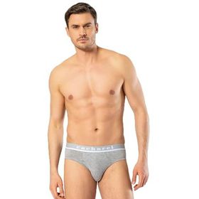 Cacharel 1311 Gri Likralı Bantlı Erkek Slip Külot
