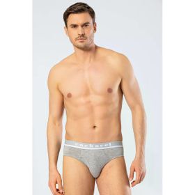 Cacharel 1311 Gri Likralı Bantlı Erkek Slip Külot